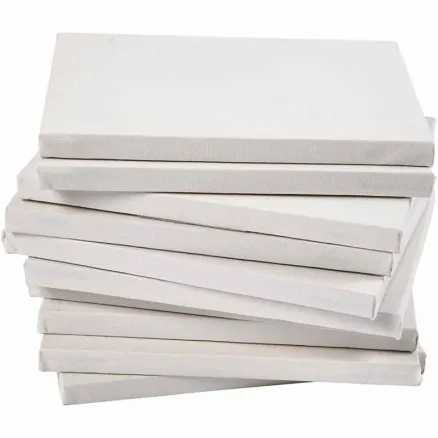 Målarduk, vit, djup 1,6 cm, A2, str. 42x60 cm, 280 g, 20 st./1